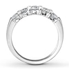 Thumbnail Image 2 of Previously Owned Diamond Anniversary Band 1 ct tw Round-cut 14K White Gold - Size 10