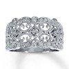 Thumbnail Image 1 of Previously Owned Diamond Ring 1/8 ct tw Round-cut Sterling Silver Size 9.75