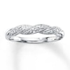 Thumbnail Image 1 of Previously Owned Anniversary Band 1/20 ct tw Round-cut Diamonds 10K White Gold Size 10.25