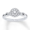 Thumbnail Image 1 of Previously Owned Neil Lane Ring 3/8 ct tw Round-cut Diamonds 14K White Gold Size 4.25