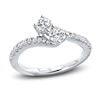 Thumbnail Image 1 of Previously Owned Ever Us Two-Stone Anniversary Ring 3/4 ct tw Round-cut Diamonds 14K White Gold - Size 9