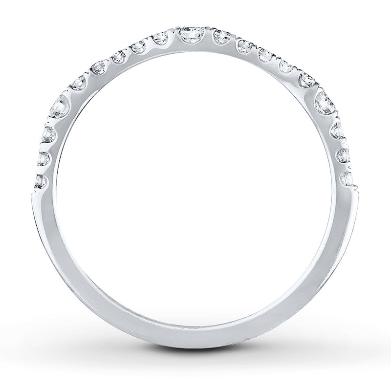 Main Image 2 of Previously Owned Neil Lane Diamond Anniversary Band 1/4 ct tw Round-cut 14K White Gold Size 4