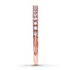 Thumbnail Image 3 of Previously Owned Diamond Wedding Band 1/4 ct tw Round-cut 10K Rose Gold - Size 4