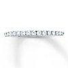 Thumbnail Image 1 of Previously Owned Diamond Anniversary Band 1/4 ct tw Round-cut 14K White Gold Size 10.25