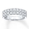 Thumbnail Image 1 of Previously Owned Diamond Anniversary Band 1 ct tw Round-cut 14K White Gold Size 11.75