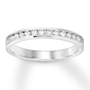 Thumbnail Image 1 of Previously Owned Diamond Anniversary Band 1/4 ct tw Round-cut 10K White Gold Size 10.25