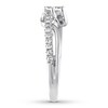 Thumbnail Image 2 of Previously Owned Ever Us Diamond Anniversary Ring 1/2 ct tw Round-cut 14K White Gold Size 10