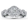 Thumbnail Image 3 of Previously Owned Neil Lane Ring Setting 5/8 ct tw Round-cut Diamonds 14K White Gold - Size 4