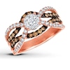 Thumbnail Image 0 of Previously Owned Le Vian Chocolate Diamond Ring 3/4 ct tw Round-cut 14K Strawberry Gold - Size 11
