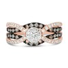 Thumbnail Image 4 of Previously Owned Le Vian Chocolate Diamond Ring 3/4 ct tw Round-cut 14K Strawberry Gold - Size 11