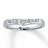 Thumbnail Image 0 of Previously Owned Diamond Enhancer Ring 3/8 ct tw Princess-Cut 14K White Gold - Size 10.25