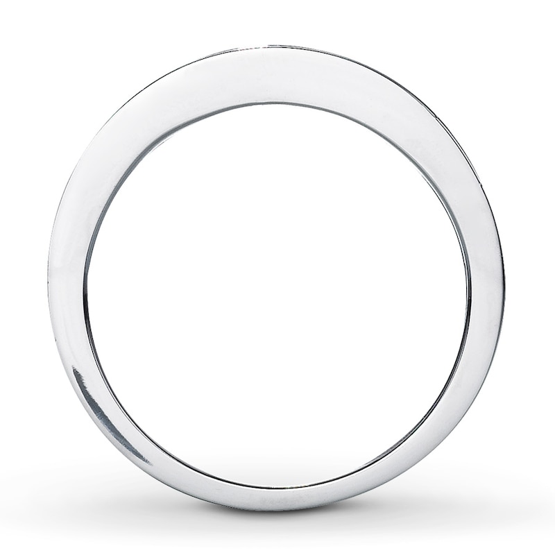 Main Image 2 of Previously Owned Diamond Wedding Band 3/4 ct tw Princess-cut 14K White Gold Size 4