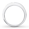 Thumbnail Image 1 of Previously Owned Diamond Wedding Band 3/4 ct tw Princess-cut 14K White Gold - Size 9.5
