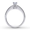 Thumbnail Image 2 of Previously Owned Diamond Engagement Ring 5/8 ct tw Princess-cut 14K White Gold Size 6.75