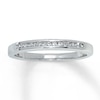 Thumbnail Image 1 of Previously Owned Diamond Wedding Band 1/5 ct tw Princess-cut 14K White Gold Size 4.5