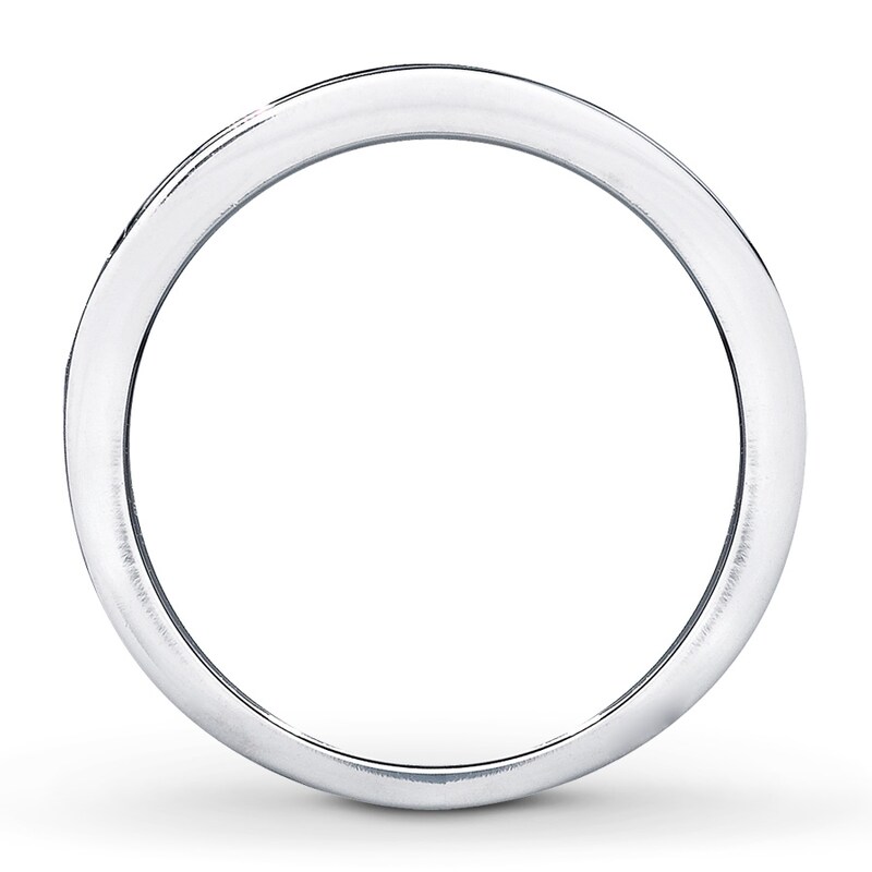 Main Image 2 of Previously Owned Diamond Wedding Band 1/5 ct tw Princess-cut 14K White Gold Size 4.5