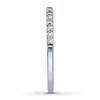 Thumbnail Image 2 of Previously Owned Diamond Wedding Band 1/4 ct tw Round-cut 14K White Gold - Size 10.5