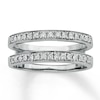 Thumbnail Image 1 of Previously Owned Diamond Wedding Bands 1/3 ct tw Round-cut 14K White Gold Size 4