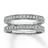 Thumbnail Image 1 of Previously Owned Diamond Wedding Bands 1/3 ct tw Round-cut 14K White Gold Size 4.25