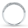 Thumbnail Image 2 of Previously Owned Diamond Wedding Band 1/4 ct tw Round-cut 14K White Gold Size 9.5