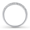Thumbnail Image 2 of Previously Owned Band 1/8 ct tw Round-cut Diamonds 14K White Gold Size 10.25