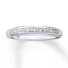 Thumbnail Image 1 of Previously Owned Diamond Wedding Band 1/20 ct tw Round-cut 10K White Gold Size 4.75