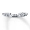 Thumbnail Image 1 of Previously Owned Diamond Wedding Band 1/4 ct tw Round-cut 14K White Gold - Size 4