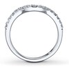 Thumbnail Image 2 of Previously Owned Diamond Wedding Band 1/4 ct tw Round-cut 14K White Gold - Size 4