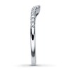 Thumbnail Image 3 of Previously Owned Diamond Wedding Band 1/4 ct tw Round-cut 14K White Gold - Size 4