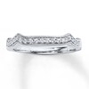 Thumbnail Image 0 of Previously Owned Diamond Wedding Band 1/6 ct tw Round-cut 14K White Gold - Size 10.25