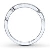 Thumbnail Image 1 of Previously Owned Diamond Wedding Band 1/6 ct tw Round-cut 14K White Gold - Size 10.25