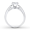 Thumbnail Image 2 of Previously Owned Diamond Engagement Ring 1/4 ct tw Round-cut 10K White Gold Size 10.75