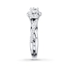 Thumbnail Image 3 of Previously Owned Diamond Engagement Ring 1/2 ct tw Round-cut 10K White Gold - Size 10