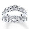Thumbnail Image 1 of Previously Owned THE LEO Diamond Enhancer Ring 1 ct tw Round-cut 14K White Gold Size 4