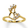 Thumbnail Image 1 of Previously Owned Diamond Wedding Band 1/4 ct tw Round-cut 14K Yellow Gold - Size 3.5