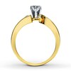 Thumbnail Image 2 of Previously Owned Diamond Engagement Ring 1 ct tw Marquise & Round-cut 14K Yellow Gold - Size 4.25