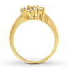 Thumbnail Image 2 of Previously Owned Diamond Wedding Band 1/2 ct tw Round-cut 14K Yellow Gold Size 4.25