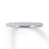Thumbnail Image 1 of Previously Owned Wedding Band 1/4 ct tw Round-cut Diamonds 14K White Gold - Size 4.5