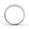 Thumbnail Image 2 of Previously Owned Wedding Band 1/4 ct tw Round-cut Diamonds 14K White Gold - Size 4.5