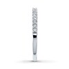 Thumbnail Image 3 of Previously Owned Wedding Band 1/4 ct tw Round-cut Diamonds 14K White Gold - Size 4.5