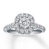 Thumbnail Image 1 of Previously Owned Neil Lane Engagement Ring 1-1/8 ct tw Round-cut Diamonds 14K White Gold - Size 2.75
