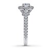 Thumbnail Image 3 of Previously Owned Neil Lane Engagement Ring 1-1/8 ct tw Round-cut Diamonds 14K White Gold - Size 2.75