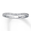 Thumbnail Image 0 of Previously Owned Wedding Band 1/5 ct tw Round-cut Diamonds 14K White Gold - Size 4