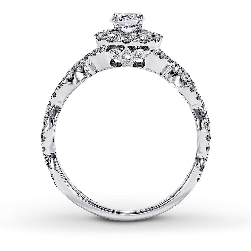 Main Image 2 of Previously Owned Neil Lane Engagement Ring 1 ct tw Round-cut Diamonds 14K White Gold - Size 5.75