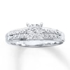 Thumbnail Image 0 of Previously Owned Diamond Engagement Ring 1/4 ct tw Round-cut 10K White Gold - Size 9.75