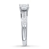 Thumbnail Image 2 of Previously Owned Diamond Engagement Ring 1/4 ct tw Round-cut 10K White Gold - Size 9.75