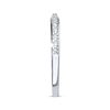 Thumbnail Image 2 of Previously Owned Diamond Wedding Band 1/20 ct tw Round-cut 10K White Gold - Size 4.5