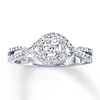 Thumbnail Image 0 of Previously Owned Diamond Engagement Ring 3/8 ct tw Round-cut 14K White Gold - Size 4