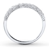 Thumbnail Image 2 of Previously Owned Diamond Wedding Band 1/4 ct tw Round-cut 14K White Gold - Size 9.5