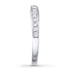 Thumbnail Image 3 of Previously Owned Diamond Wedding Band 1/4 ct tw Round-cut 14K White Gold - Size 9.5
